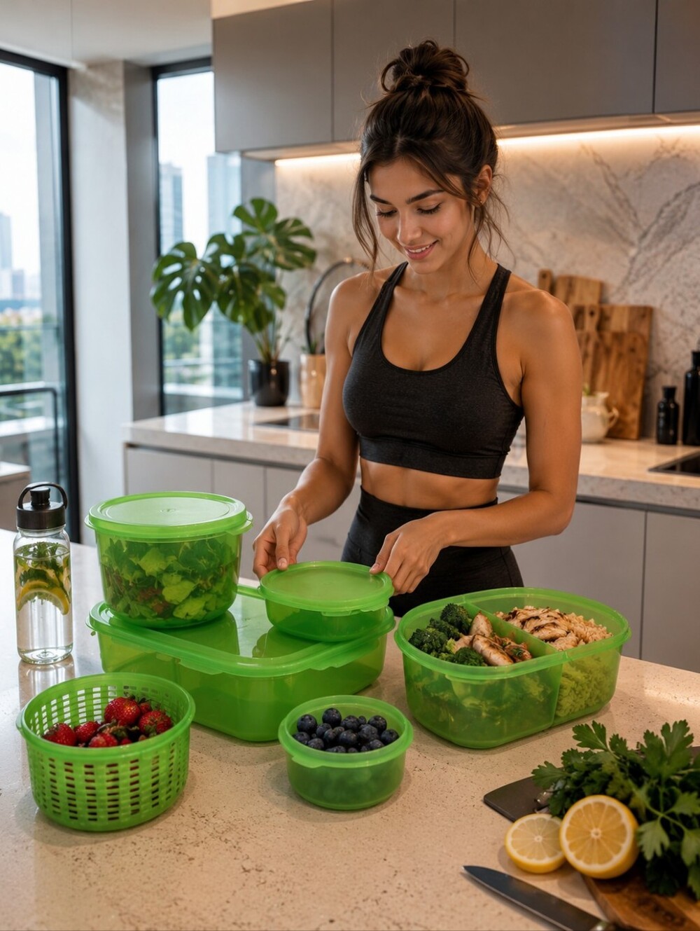 5 SET TUPPERWARE Storage Container Set BPA FREE